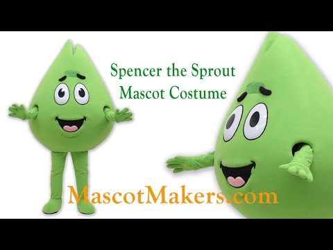 Spencer the Sprout Mascot Costume for Prince George’s County Department ...