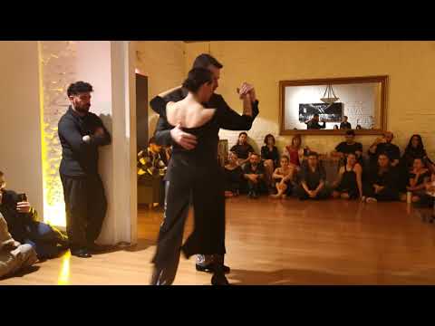  Taçlan Özüm Erk  and  Burak Öncel  are  dancing  to  the  tango  "  Jamas Retornaras  "  by  Miguel Caló  in  2020