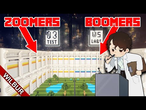 Wilbur Soot - Minecraft Social Experiment: Boomers v Zoomers