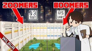 Minecraft Social Experiment: Boomers v Zoomers