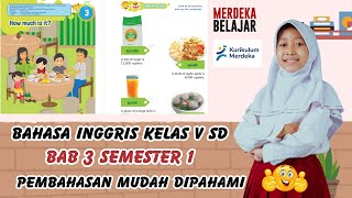 Download lagu JAWABAN BAHASA INGGRIS KELAS 5 SD BAB 3 KURIKULUM MERDEKA: HOW MUCH IS IT? mp3