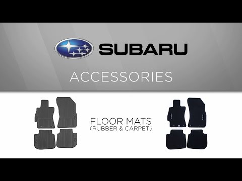 Genuine Subaru Accessory - Floor Mats (Rubber & Carpet)