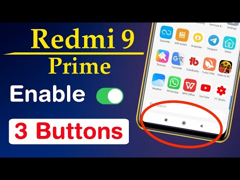 Redmi 9 Prime Back Button Settings | How to Enable Navigation Button in Redmi 9 Prime