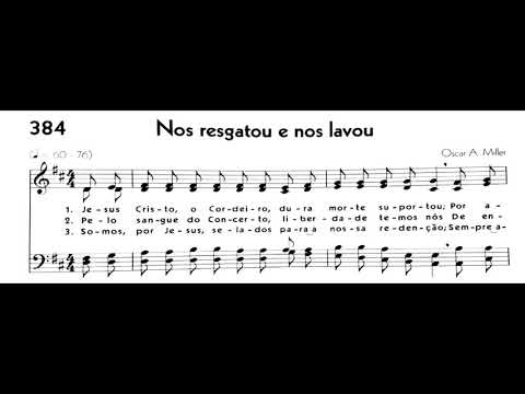 Hinário 5 CCB - Hino 384 - Nos resgatou e nos lavou - Strings - Teclado Yamaha PSR S670