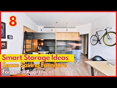 Creative & Smart STORAGE Ideas For Your SMALL Apartment | Space Saving Furniture!
