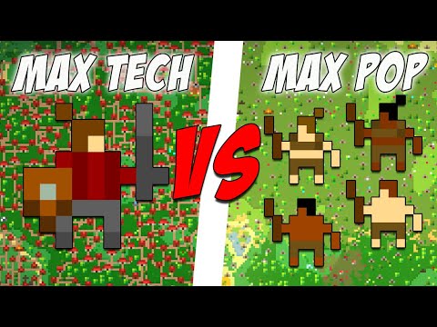 Does Technology Or Population Win Wars? - Worldbox