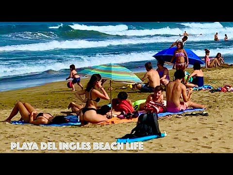 Gran Canaria Playa del Ingles Beach Life 09.07.2020 🏖