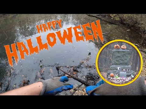 Magnet Fishing One Of The Worlds Most Haunted Cemetery's - Potential Human Remains Found!!