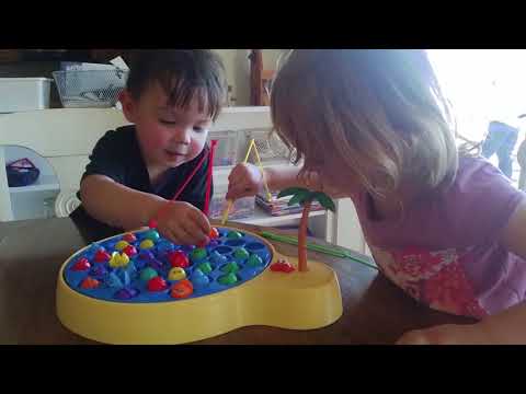 Let's Go Fishing Game Review with Toddlers