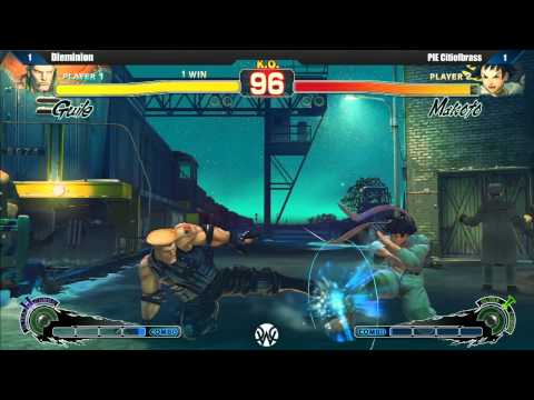 Cannes Winter Clash Qualifier - USF4 - Dieminion (Guile) vs PIE Citiofbrass (Makoto)