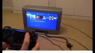 PS4 Pro working on a CRT Television