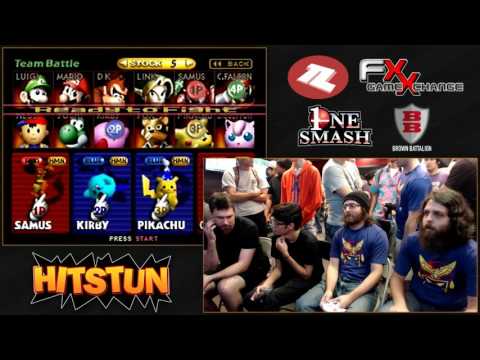 Hitstun 3 Smash 64 - Zeds + Zero vs Darkhorse + BarkSanchez - Winners Bracket