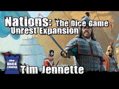 Nations: the Dice Game Unrest Expansion Review - with Tim Jennette