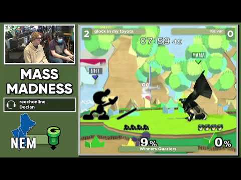 Mass Madness 39 SSBM - glock in my toyota (Mr. G&W) vs. Kalvar (Marth) - Melee WQF