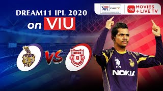 IPL on Viu – 26th October – KKR vs KXIP
