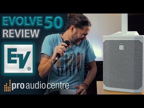 EV EVOLVE 50W Active 12" Bluetooth Line Array PA Speaker System with Control App image 11