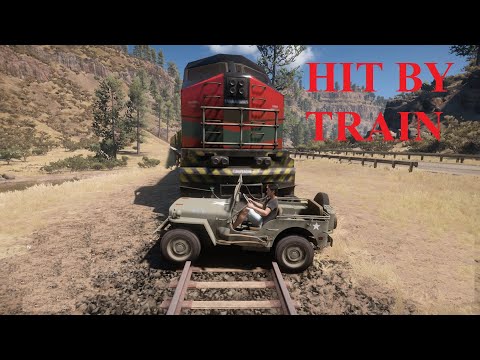 Forza Horizon 5 Explore #3 - Funny Crash Moment | A Car Hit By Train