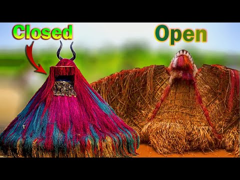 An Empty Dancing Structure - African Voodoo Dance (Zangbeto)