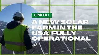 Iberdrola NEW SOLAR FARM IN THE USA: LUND HILL anuncio