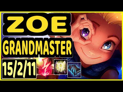 EVROT (ZOE) - 15/2/11 KDA GAMEPLAY - BR Ranked GRANDMASTER