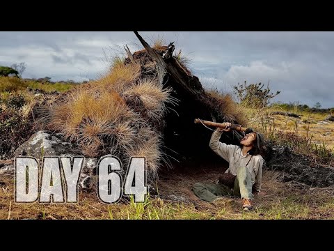 Survival DAY 64: Choosing a location to build shelter in a high mountain peak...!! [Cao Cao]