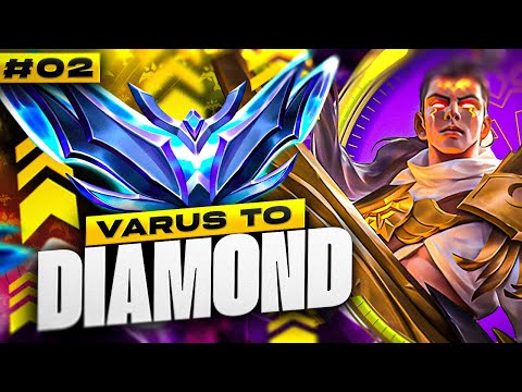 Varus Unranked to Diamond #2 - Varus ADC Gameplay Guide | Season 13 Varus Gameplay