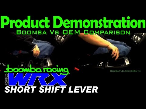 Boomba Vs OEM | Short Throw Shifter for '15+ Subaru WRX