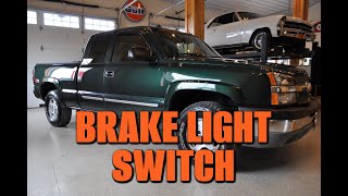 How to Replace Brake Light Switch - Chevy / GMC