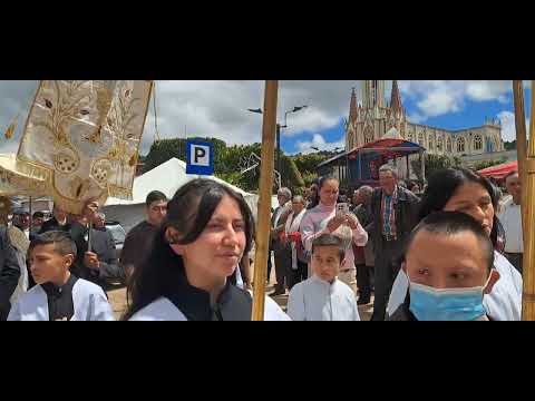 Aquiteven : 7.576  TOCA BOYACÁ,  PROCESIÓN CON EL SANTÍSIMO SACRAMENTO ALTAR CAPILLA  C* 