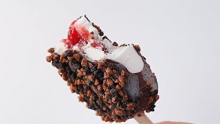 [돼지바] 쿠키 크런치 아이스크림 레시피🤎🖤[Homemade] Crispy Crunch Ice Bar