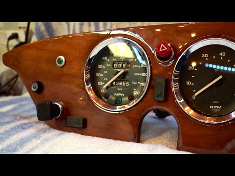 RESTORING ORIGINAL AND CREATING CUSTOM TRIUMPH SPITFIRE DASH