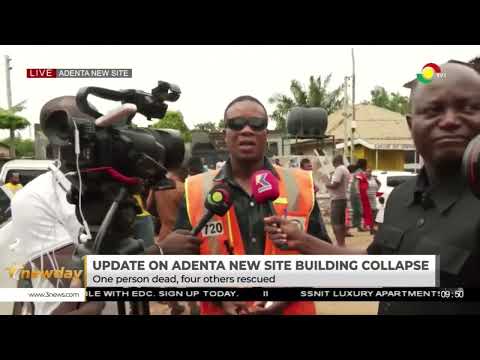 WATCH: Eyewitnesses express shock after Adenta building collapse | TV3 New Day (June 4, 2026)