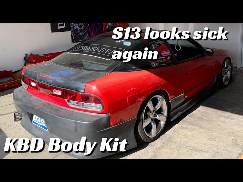 Making the 240sx look SICK! | Properly installing the KBD body kit