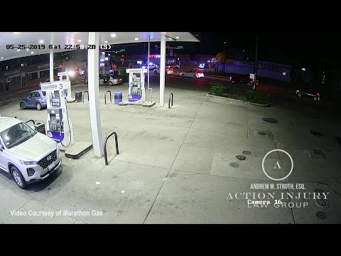 Fatal Crash Involving Police Vehicles Caught On Video