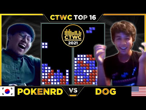 Highest Combined Score WR at 2021 CTWC!! - Pokenerd vs. Dog - Classic Tetris Gp. C FINAL