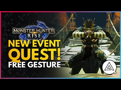 Monster Hunter Rise | Free NINJUTSU Gesture & New Event Quest!