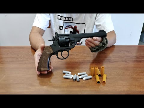 Webley MK VI Revolver Soft Bullet Toy Gun Unboxing 2022