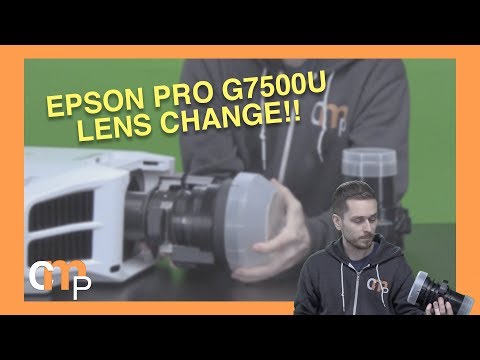 New Lens! Epson Pro G7500U Lens Change - Short Throw
