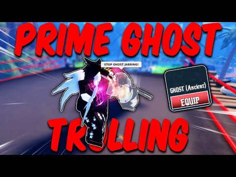 TROLLING PLAYERS WITH ANCIENT GHOST STYLE!! (PRIME GHOST)  | UNTITLED BOXING GAME
