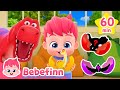 Dinosaur Doo Doo Doo | Bebefinn and Surprise Dino Eggs +more Nursery Rhymes