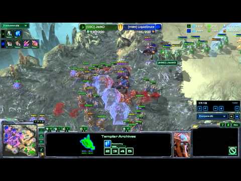 SeKo Starcraft - Liquid Snute vs ESC JackO - Game 1 - Pro SC2 HOTS Replay