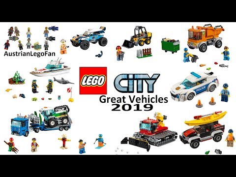 Lego City Great Vehicles 2019 Compilation of all Sets