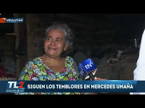 MARN reporta 68 sismos en Mercedes Umaña, Usulután. TL2