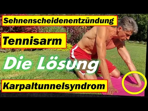 ✅ TENNISARM & Sehnenscheidenentzündung & Karpaltunnelsyndrom mit diesen Dehnübungen heilen 👇