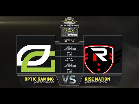 OpTic Gaming vs Rise Nation - CWL Anaheim Open Presented by PlayStation - Day 3