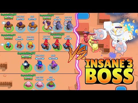 TRIPLE SAME BRAWLER VS INSANE 3 BOSS :: Trolling Boss | Brawl Stars Funny Gameplay