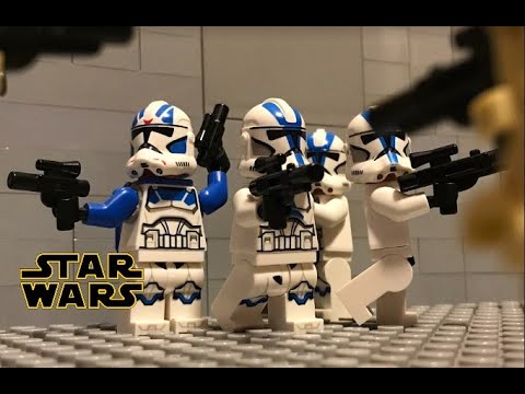 Star Wars - Clone Wars - Part 1: Invasion - LEGO STOPMOTION