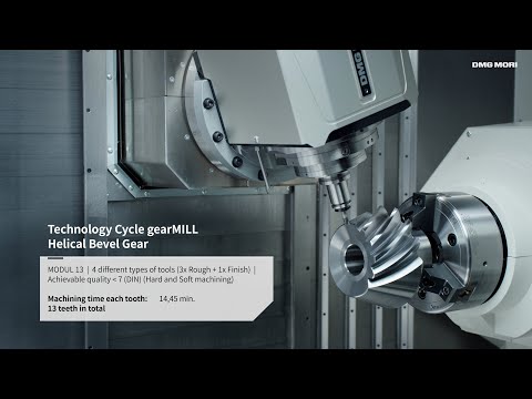 Complete machining of gear parts with technology cycles on NTX 2500