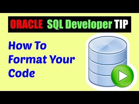 Oracle Sql Developer Tips How To Format Code