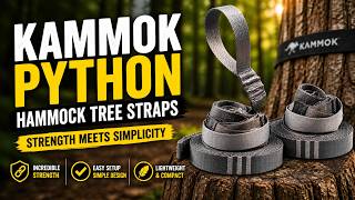 KAMMOK Python Hammock Tree Straps | Strength Meets Simplicity